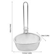 thumbnail image 2 of CIMAXIC Colador De Cocina En Acero Inoxidable Con Asa Para Filtrar Con Malla Fina, 2 of 8