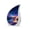 Dolphin-3, variant on VALERASH Dolphin Urns for Human Ashes Adult Father - 3 Inch Mini Teardrop Urn Blue Mini Urns for Human Ashes- 3 Inch