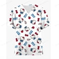 thumbnail image 2 of Tops con estampado de Hello Kitty Para Mujer, Para dentista uniforme de trabajo, enfermera, Uniformes médicos Para Mujer, ropa de trabajo Para Hospital, 2024, 2 of 6