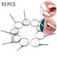 thumbnail image 3 of 10pcs/set 22cm Professional Dental Mouth Mirror Reflector Dentist Equipment Stainless Steel Dental Mirror Oral Care Tool Kit, 3 of 4
