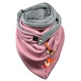thumbnail image 1 of Foulard pour Femmes Chaud en Coton à Imprimé, à Boutons, Mode, Doux, Châle Foulard, 1 of 3