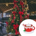 thumbnail image 3 of Yuarrent Decoración colgante temática de Navidad para dormitorio, hogar, oficina, Hotel, árbol de Navidad, puerta de pared, colgante Kits de decoración para fiestas 2 cabezas, 3 of 6