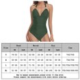 thumbnail image 2 of Traje de baño de tirantes espagueti con control de abdomen y espalda descubierta para mujeres FLhrweasw Para estrenar, 2 of 7