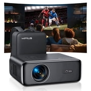 WiMiUS Smart Projector, Native 1080P 4K Supported, 600 ANSI Lumen, Auto Focus & 6D Keystone, Video Projector with WiFi and Bluetooth