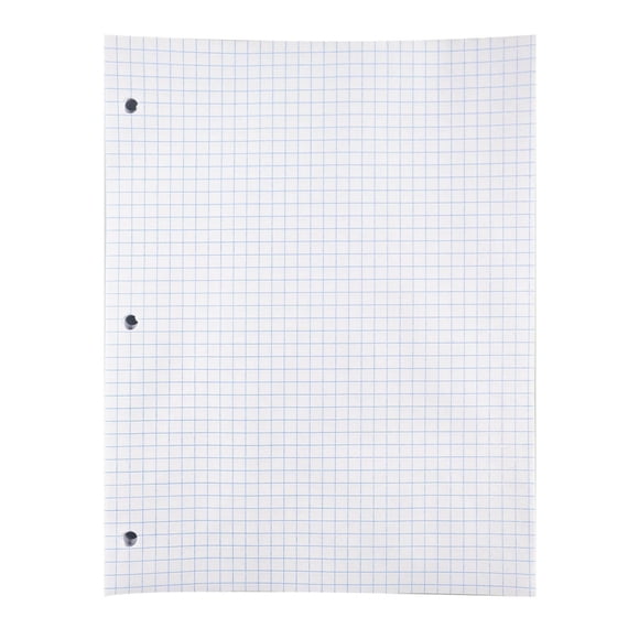 Five Star® Heavy Weight Refill Paper, Quad Ruled, 100 Sheets