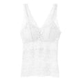 thumbnail image 2 of LiuXxxx Women's Solid Color Lace Thin Sexy Camisole for Layering White One Size, 2 of 6