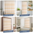 thumbnail image 5 of Shower Curtains for Bathroom-36"x72",Abstract Orange Pinstripes Waterproof Bath Curtain Grommet Shower Curtain Set with Hooks, 5 of 9