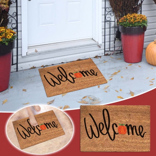 Xihbxyly Felpudo de Halloween, Tejido Suave y Absorbente, Base de Pvc Antideslizante, Cómodo y Duradero, Perfecto para Pasillo, Cocina, Entrada y Sala de Estar, 40 X 60 Cm.