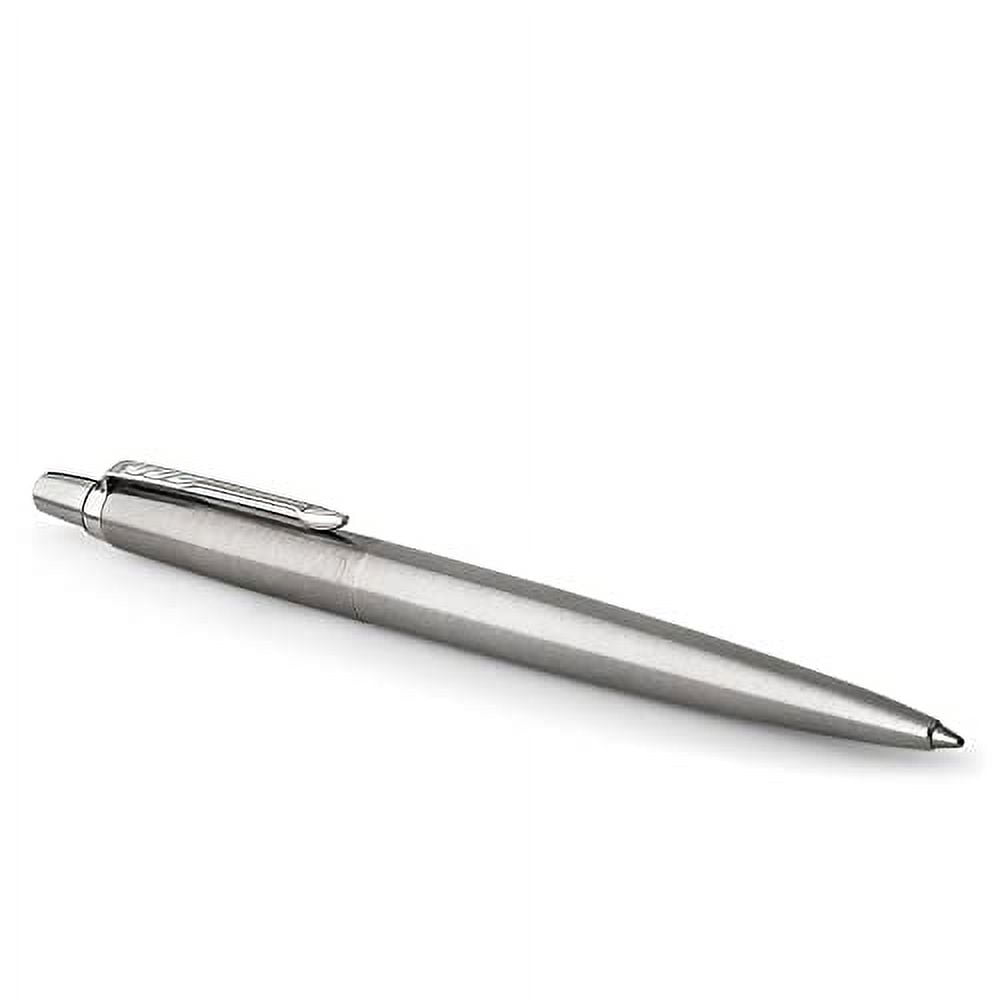 Parker 45 Ballpoint Pen, Stainless Steel with Gold Clip and Black