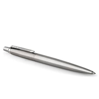 Pack De 6 Recharges Parker - 3 Stylos à Bille Quinkflow + 3 Gel, Pointe Moyenne - Parfait Pour Jotter Et Autres Parker