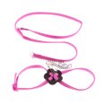 thumbnail image 2 of Arnés Ajustable Para Peque?os Animales Correa Para Caminar Para Hámsteres Conejo Rosa SM SunniMix Correa de arnés pequeña, 2 of 8