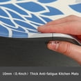 thumbnail image 3 of Anti Fatigue Kitchen Rug Set 2 Pieces Cushioned Kitchen Floor Mats Set Comfort Heavy Duty Standing Mats Waterproof Non Slip Kitchen Rugs and Runner Sets, 3 of 6