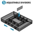 thumbnail image 3 of Organizador de cajones de escritorio Marbrasse ampliable con 10 compartimentos, 3 of 8