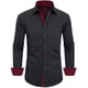 thumbnail image 1 of Camisa de vestir Alimens & Gentle de manga larga sin arrugas para hombre, 1 of 8