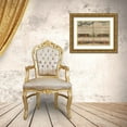 thumbnail image 3 of Vision Studio 32x25 Gold Ornate Wood Framed with Double Matting Museum Art Print Titled - Antique World Map Grid VIII, 3 of 4