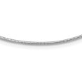 thumbnail image 1 of Diamond2Deal Collier Omega Rond en Or Blanc 14K 1.4 mm pour Femmes 16 Pouces, 1 of 6
