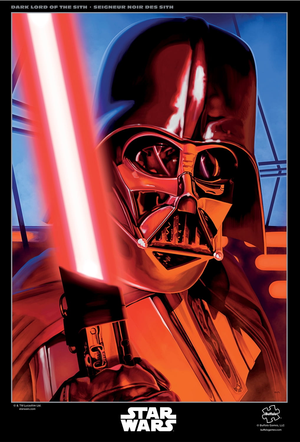 Buffalo Games Noir Select Dark Lord of the Sith 500-Piece 21.25 x 15-inch Interlocking Jigsaw Puzzle for Adults Ages 14+