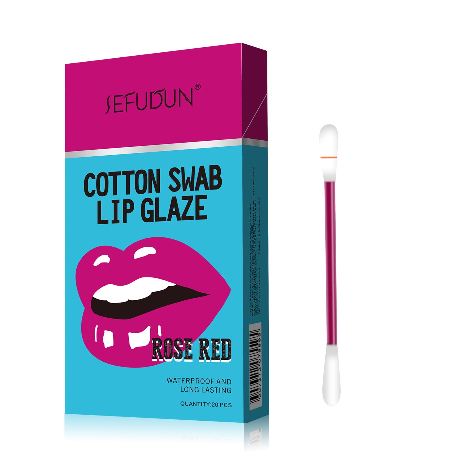 Paper Box Cotton Swab Lip Glaze Liquid Lip Moisturizing Lipstick 0