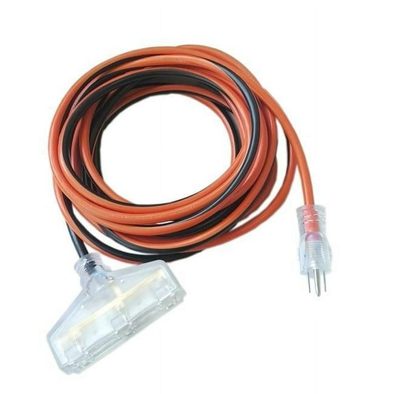 25 ft. 14 -3 Triple Tap Indoor & Outdoor Extension Cord