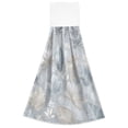 thumbnail image 2 of 2 Pieces Bathroom Towels Kitchen Towels Velcro Hand Wipes Dish Cloths & Dish Towels Washroom Towels Face Towel Hand Wipes Frozen Fallen Leaves Design, 2 of 7