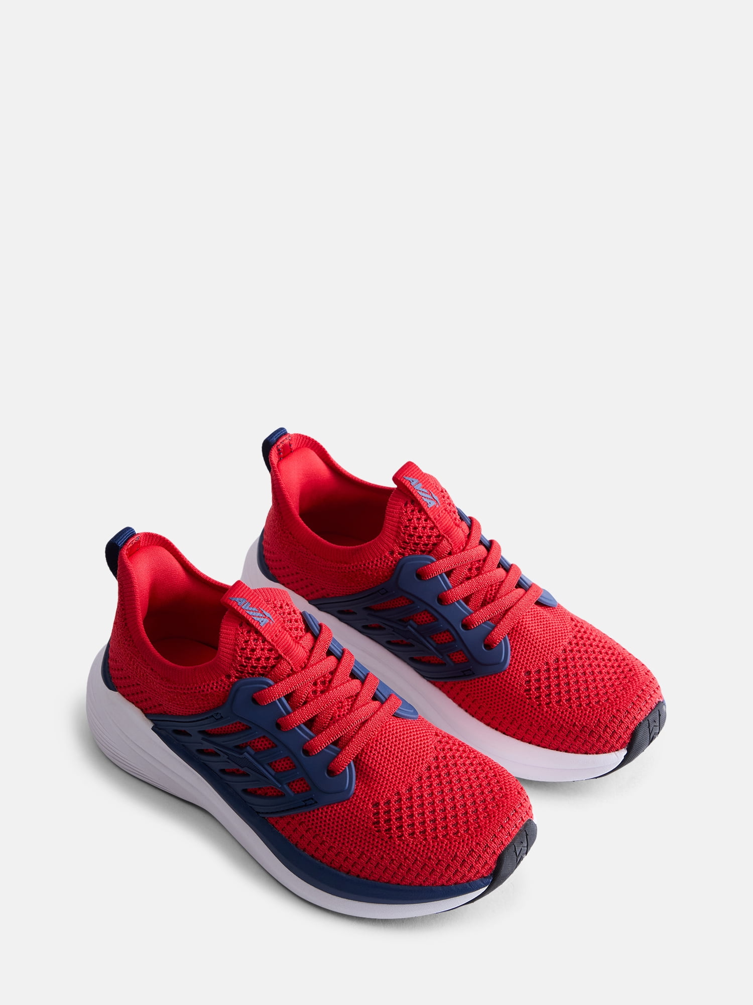 Avia Little and Big Boys Knit Cage Running Shoes