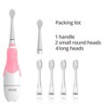thumbnail image 3 of Cepillo de dientes Seago para niños Sonic Clean Teeth con cepillo suave para niños IPX7 resistente al agua con cabezales de cepillo adicionales, 3 of 5