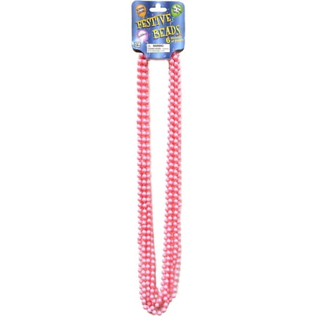 Pink Bead Necklace Halloween Costume Accessory
