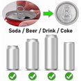 thumbnail image 2 of Soda Can Lids, 6-pack Reusable Silicone Can Covers For Soda/beverage/beer, Fits Standard Soda Cans (multicolored), 2 of 4