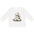 thumbnail image 3 of Inktastic Curious Wheaten Terrier Boys or Girls Long Sleeve Toddler T-Shirt, 3 of 5