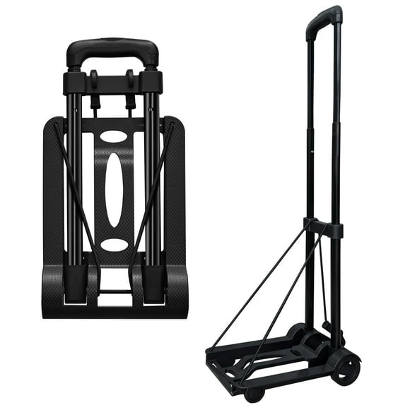 Carrito portátil ligero VDHU para carretilla de mano plegable, 40 kg/90 libras