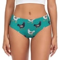 thumbnail image 1 of Balery Funny Chicken Ropa Interior de Algodón para Mujer con Dibujo – Braguitas Cómodas y Elásticas, Estilo Clásico-4X-Large, 1 of 6