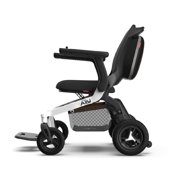 Golden Technologies Golden Ally Manual Folding Power Wheelchair - Memory Foam Seat - USB Port - Removable Lithium Battery - Smart Control Mobile App - Airline Approved - 56 lbs. Total White
