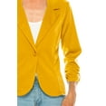 thumbnail image 6 of MOA COLLECTION Women's Basic Long Sleeves Button Blazer Jacket, 6 of 6