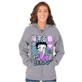 thumbnail image 4 of Retro Cartoon Embrace Your Betty Women Plus Size Zipper Hoodie Brisco Brands 4X, 4 of 5