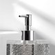 thumbnail image 3 of Dispensador de jabón con botella de jabón plateada galvanizada for encimera de cocina y baño, 3 of 5