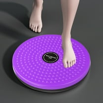 Waist Twisting Disc | Core Shaping Board | Mechanical Self-Control Rotation | Non-Slip Surface | No Battery Needed | Polypropylene Construction | Home Gym Exercise Tool | 24.5x24.5x3cm | 1 Pc