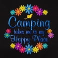 thumbnail image 3 of CafePress - Camping Happy Place Women's Dark T Shirt - Women's Traditional Fit Dark T-Shirt, 3 of 4