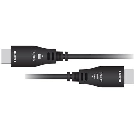 Key Digital 33FT (10M) 8K/48G Plenum Hybrid Fiber Optic Ultra High Speed HDMI Cable KD-AOCH33P Black