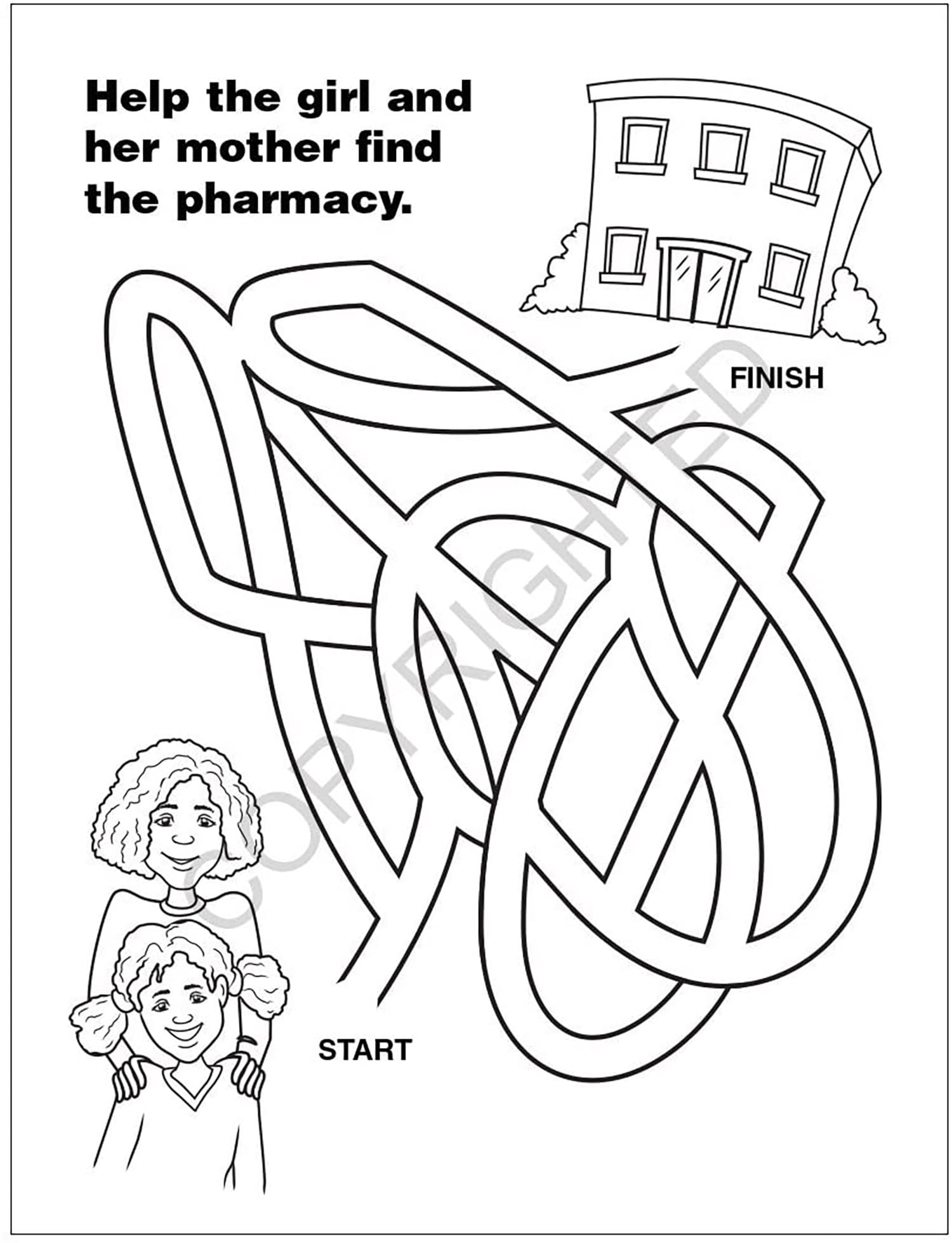 ZoCo: 25 Pack - A Trip to The Pharmacy Kid's Educational Coloring & Activity Books