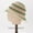Emerald Green, variant on Rainbow Striped Sun Hats For Women Summer Wide Brim Bucket Hat Outdoor Beach Panama Straw Cap Ladies Dome Sunshade Caps Gorros