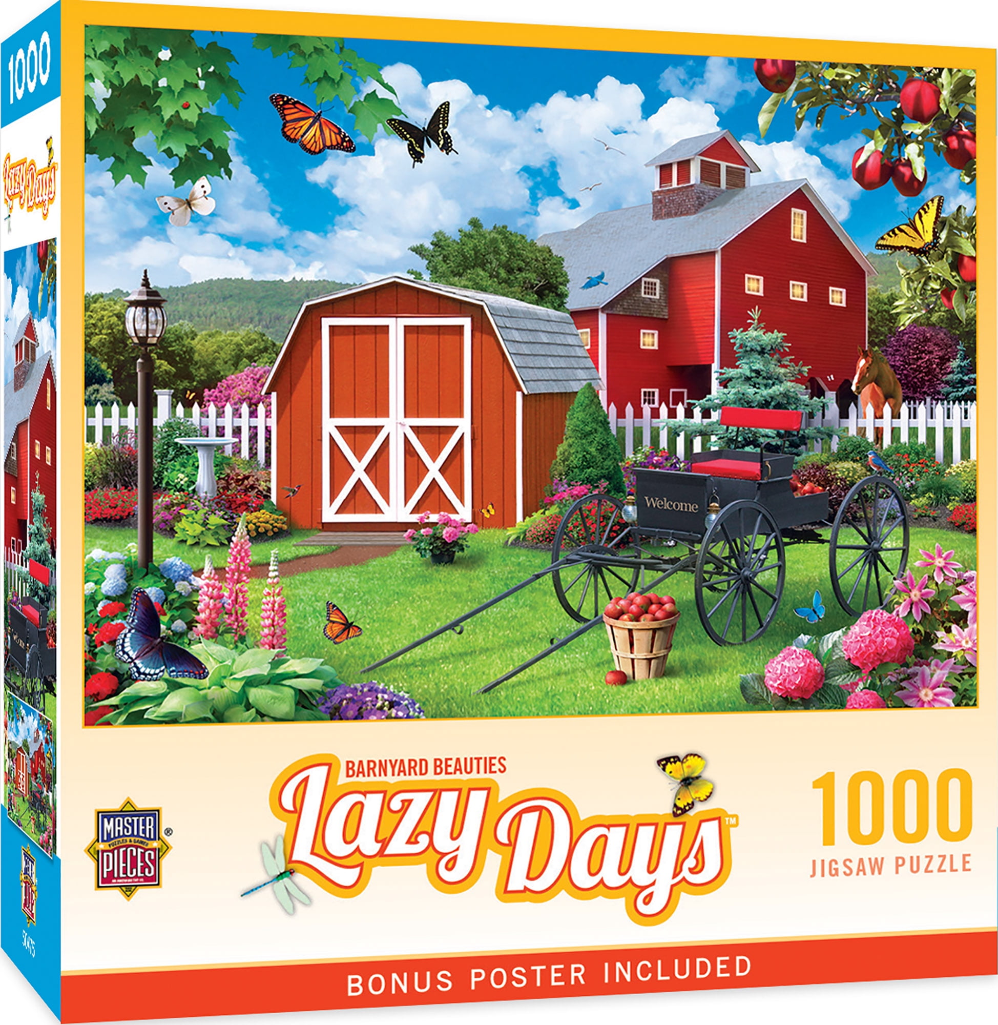 Lazy Days - Barnyard Beauties 1000 Piece Puzzle