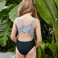 thumbnail image 4 of Traje de baño para niña Herrnalise, traje de baño para niña pequeña, traje de baño para niñas pequeñas, traje de baño de una pieza con flores, traje de baño de playa de verano para bebé, 4 of 8