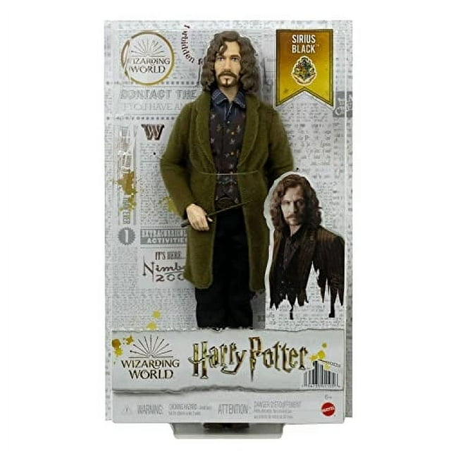 Muñeca negra Sirius de Harry Potter, figura posable con atue