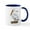 White/Navy Inside, variant on CafePress - White Pelican Mug - 11 oz Ceramic Mug - Novelty Coffee Tea Cup