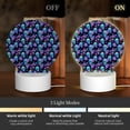 thumbnail image 3 of Balery purple flower blue Skull Pattern Acrylic Night Light Gift with 3 Color ModesTouch-Sensitive LED Lamp Perfect Gift for Mother's Day, Birthday, or Christmas, 3 of 9
