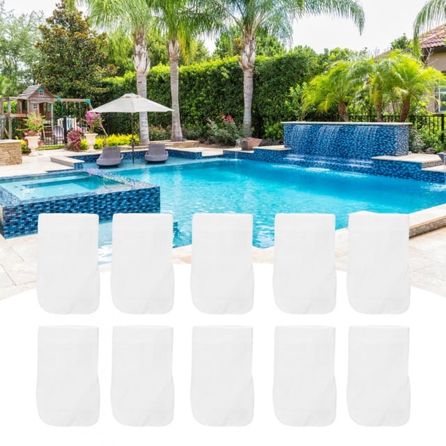 Reuse Pool Filter Bag, Cotton Material Cotton Pool Filter Bag, Leaves Pine Dust Oil For Catch Dog Hair