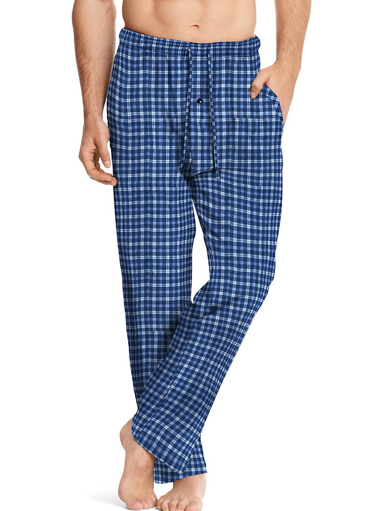 Hanes Big Mens Soft Comfortable Cotton Printed Knit Sleep Pajama Lounge ...