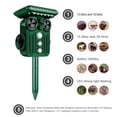 thumbnail image 6 of JahyElec Solar Ultrasonic Animal Repellent, Cat Repellent Outdoor Squirrel Repellent Deer Repellent pest Repeller Waterproof Motion Detection Rabbit Raccoon, 6 of 9