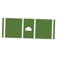 thumbnail image 3 of Lipstore Baseball Hitting Mat Anti Slip Batting Cage Mat for T Ball Teenagers Friends Green, 3 of 8