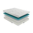 thumbnail image 4 of Lexicon Homelegance Bedding 10" Fabric Twin XL CK Gel Memory Mattress in White, 4 of 11